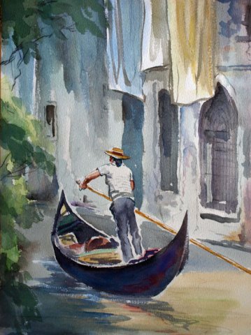 gondelier Venetië